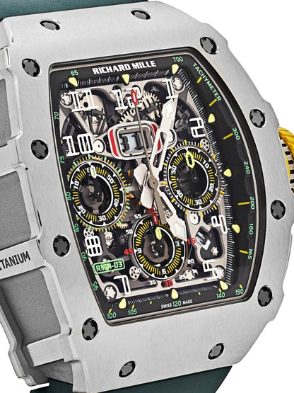 Richard Mille montre chronographe pre-owned Automatic Flyback 49 mm (2019)